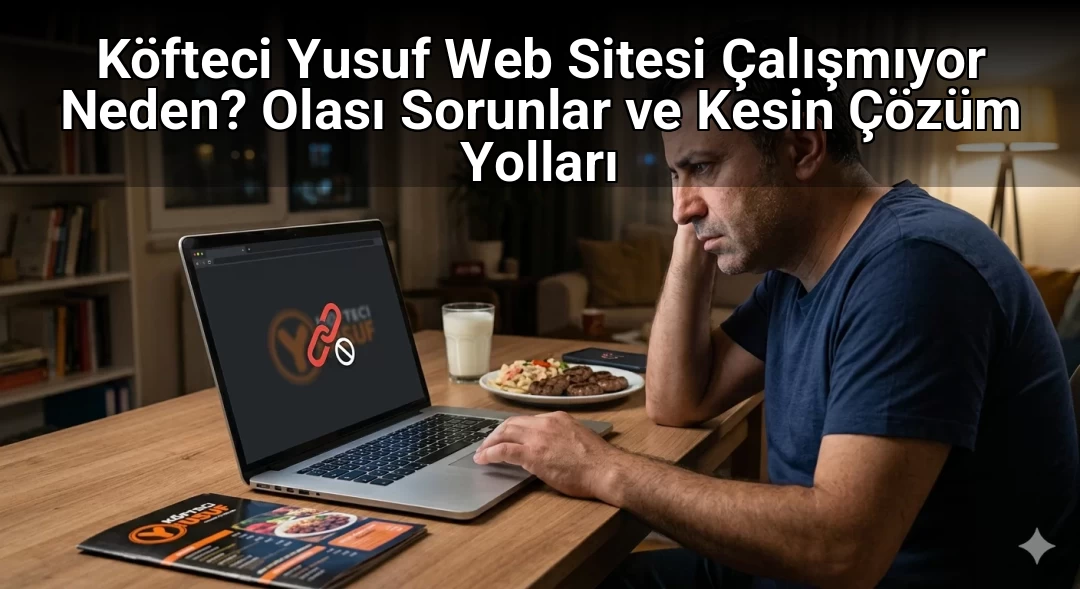Köfteci Yusuf Web Sitesi Çalışmıyor Neden? Olası Sorunlar ve Kesin Çözüm Yolları